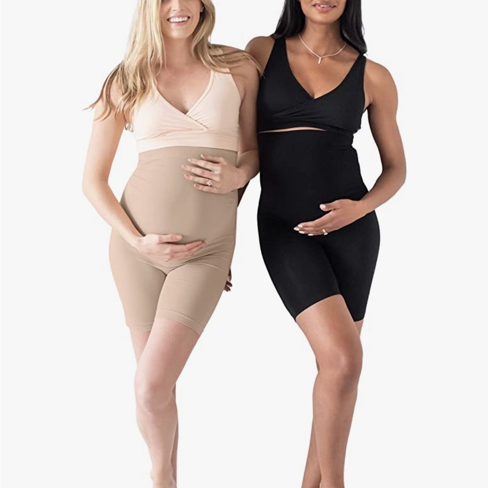 Kindred Bravely Bamboo Seamless No Rub Thigh Saver Black & Beige